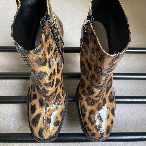 SCHUTZ Nandy Patent Leather Platfor Boots NEW NWOB - Picture 2 of 8